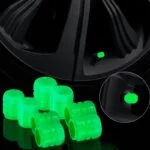 4 PCs । Universal Luminous Tire Valve Cap । CN-20 - Image 9