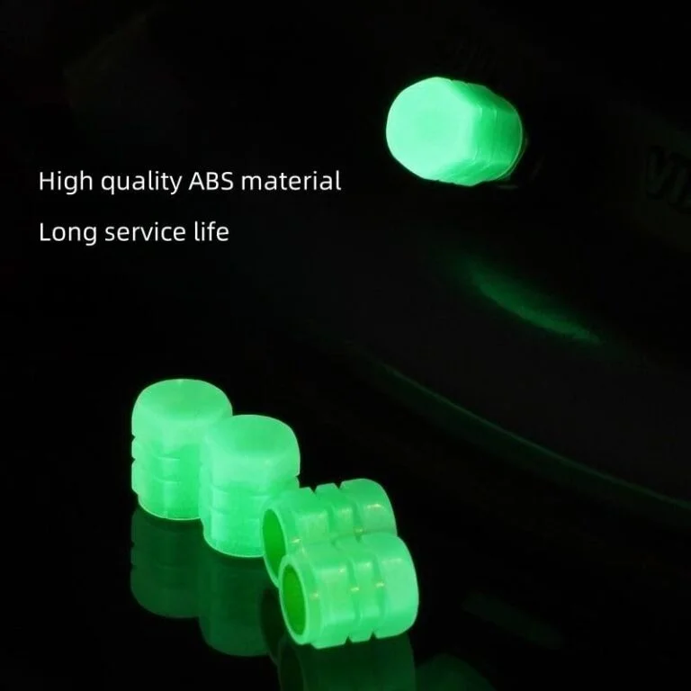 4 PCs । Universal Luminous Tire Valve Cap । CN-20 - Image 10