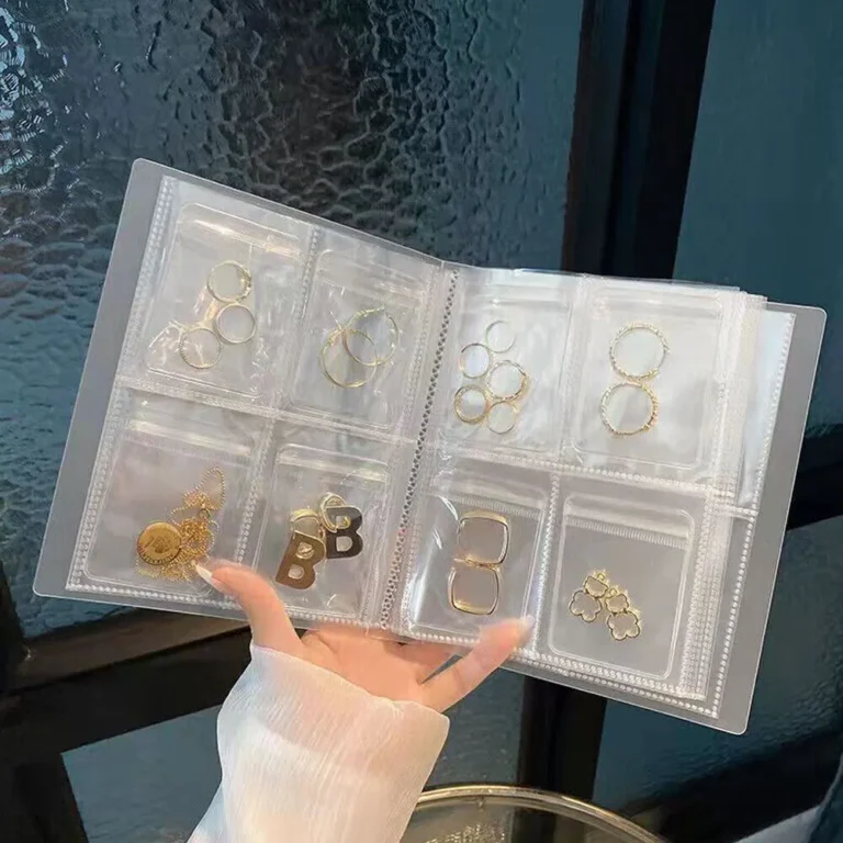 Anti-Oxidation Jewelry Album with Zip Lock Bag (Blue) । CN-62 - Image 3