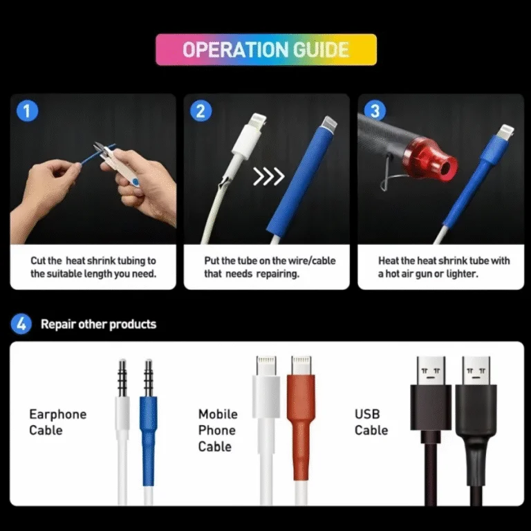 164 PCs । Heat Shrink Tube । CN-54 - Image 7