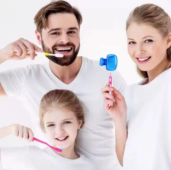 5 PCs । Toothbrush Head Cover । CN-44 - Image 6