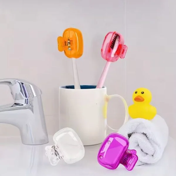 5 PCs । Toothbrush Head Cover । CN-44 - Image 7