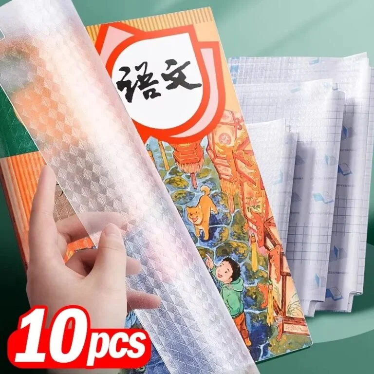 10 PCs । Self-Adhesive Waterproof Transparent Book Cover । CN-22