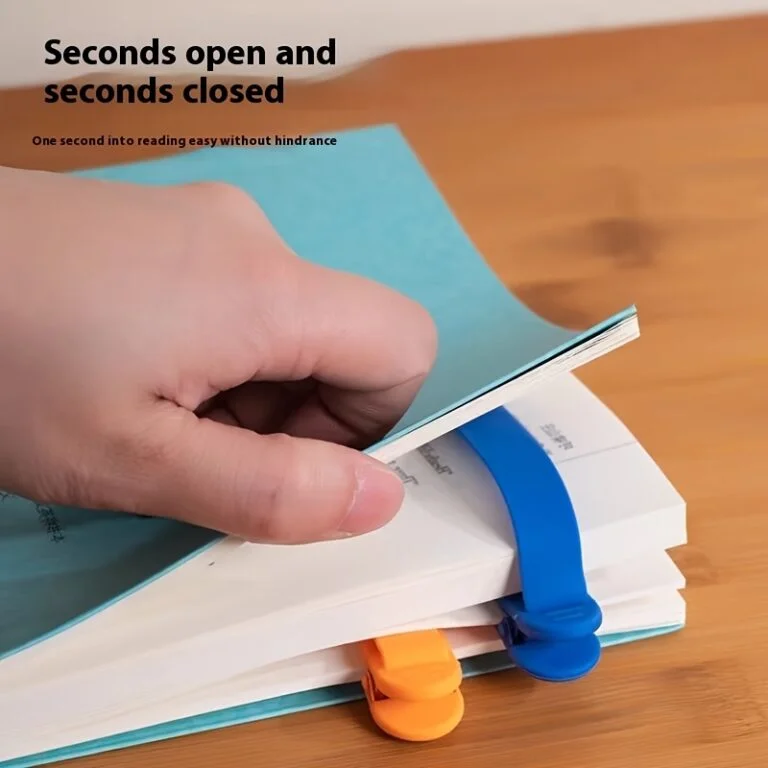 3 PCs । Silicone Book Mark । CN-53 - Image 4