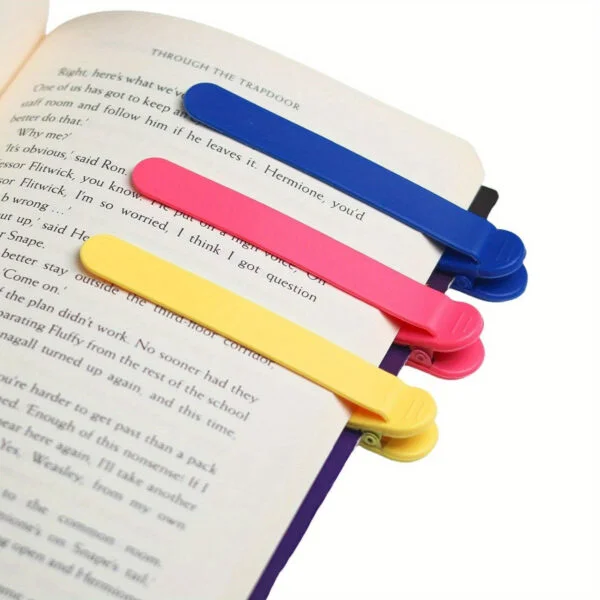 3 PCs । Silicone Book Mark । CN-53 - Image 8