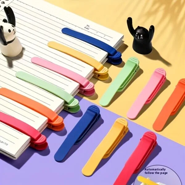 6 PCs । Silicone Book Mark । CN-53 - Image 6