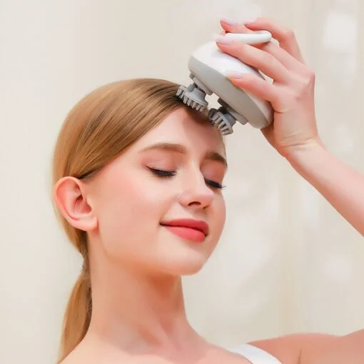 Smart Scalp Massager with Red Leaser । CN-81 - Image 9