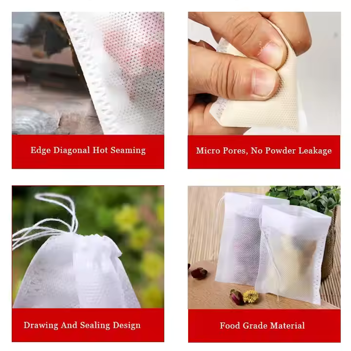 200 PCs । Multiuse Disposable Food Grade Filter Bag (10×12 cm - 100 PCs + 7×9 cm - 100 PCs) । CN-71 - Image 5