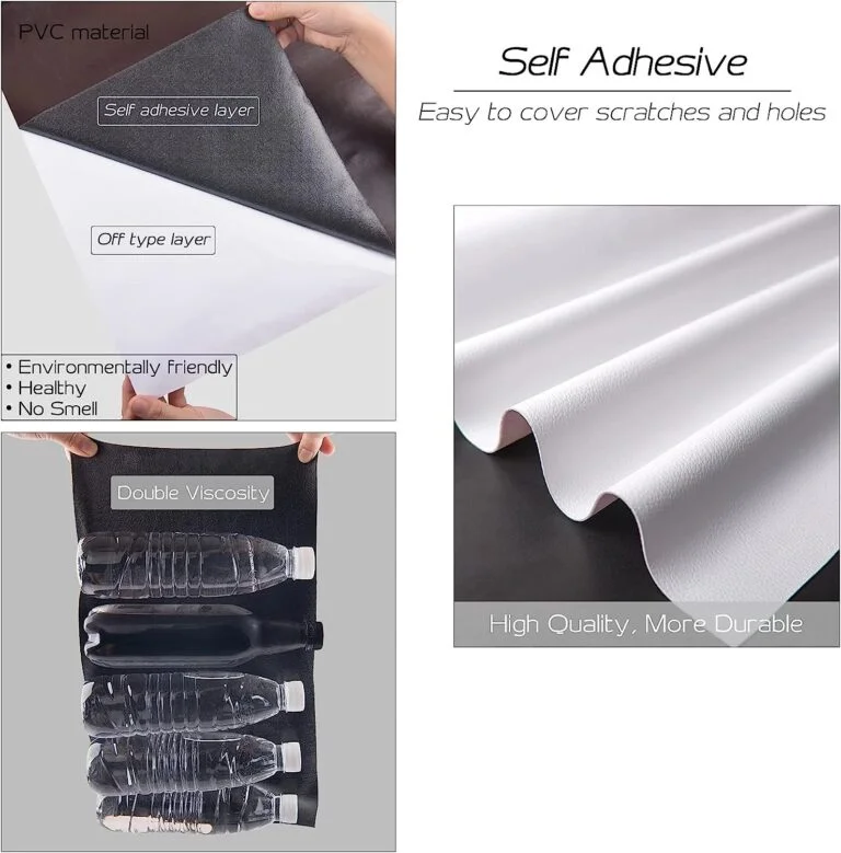 Cream White । Self-Adhesive PU Leather Repair Patch (13.5×54 inch) । CN-74
