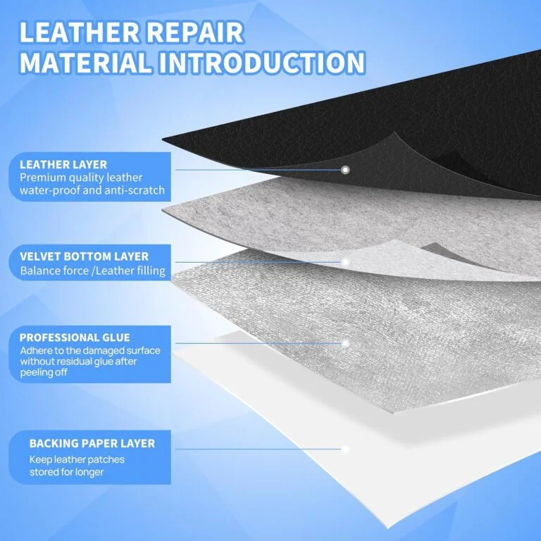 Black । Self-Adhesive PU Leather Repair Patch (13.5×54 inch) । CN-74
