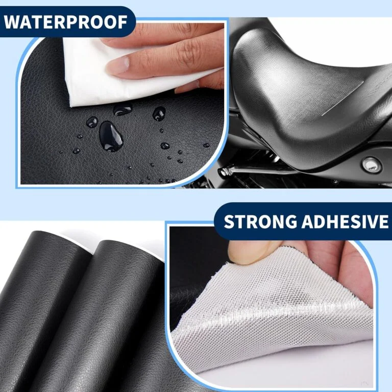 Black । Self-Adhesive PU Leather Repair Patch (13.5×54 inch) । CN-74 - Image 4