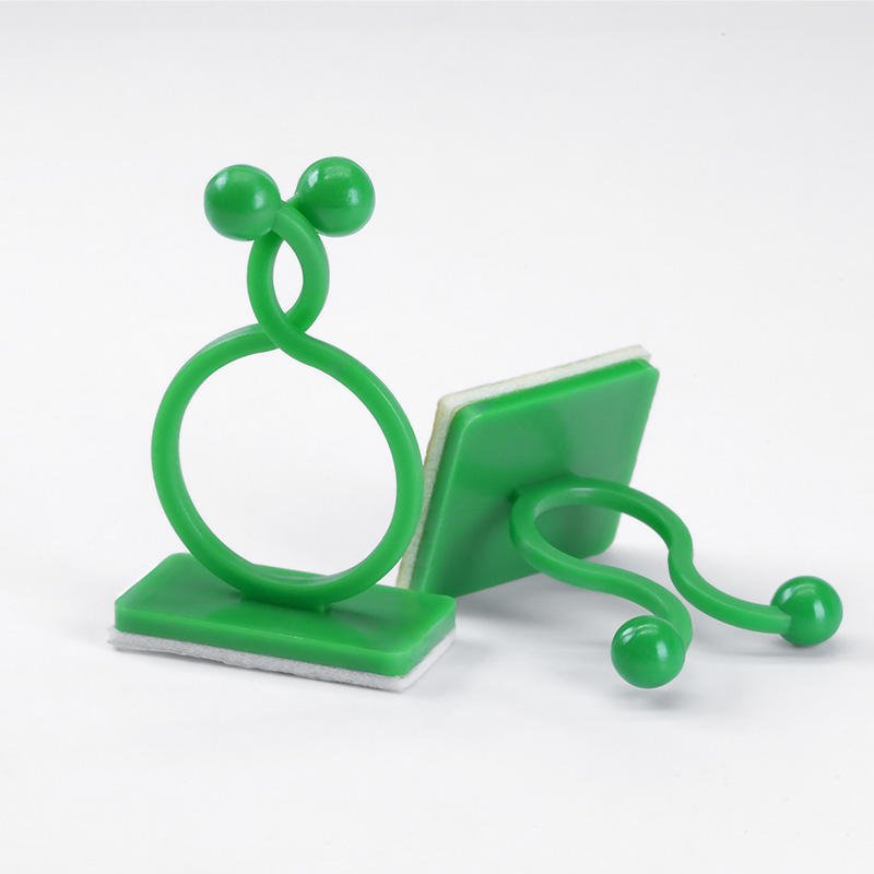 50 PCs । Self-Adhesive Plant Climbing Fixture Clip (Green) । CN-35 - Image 4