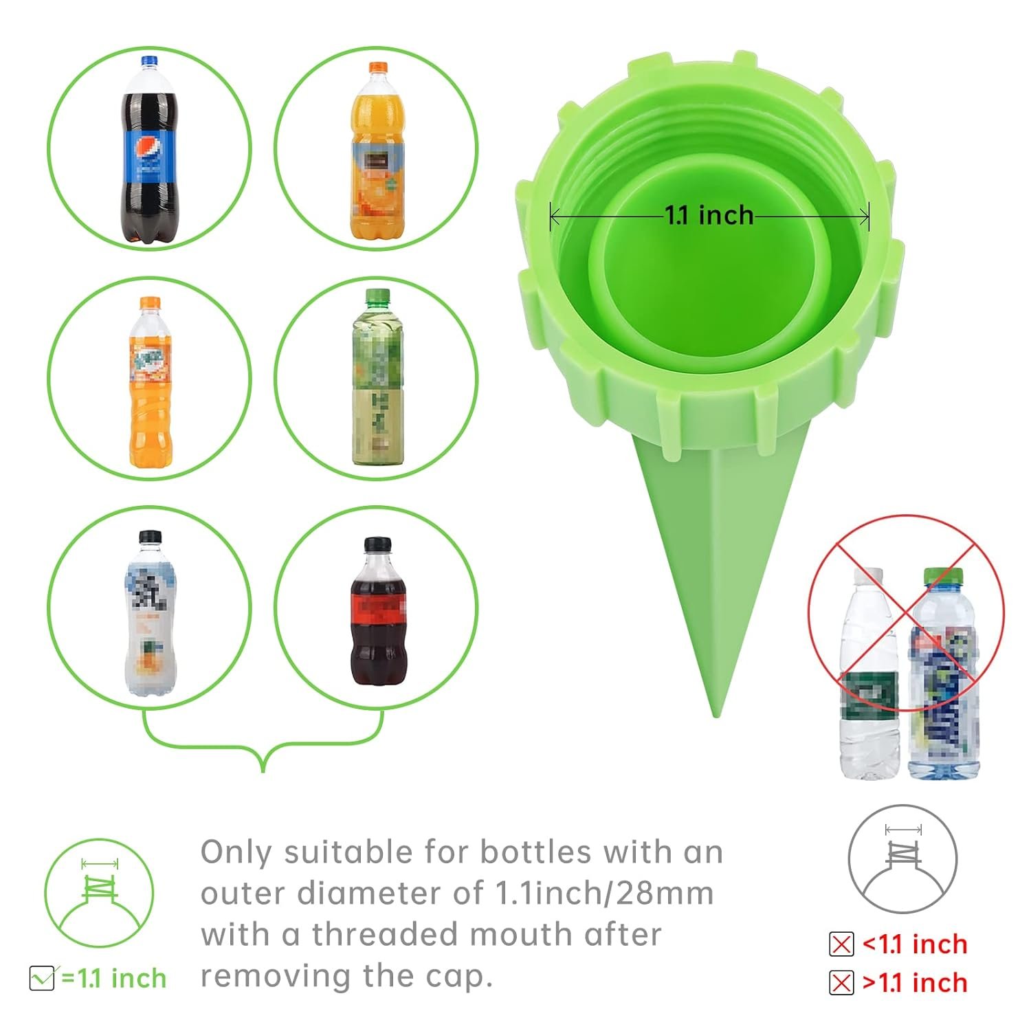 12 PCs । Plant Auto Watering Spike । CN-17 - Image 3