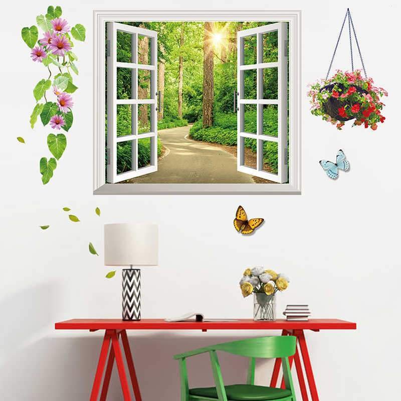 3D Window Wall Sticker (77x107 cm) । CN-08 - Image 3