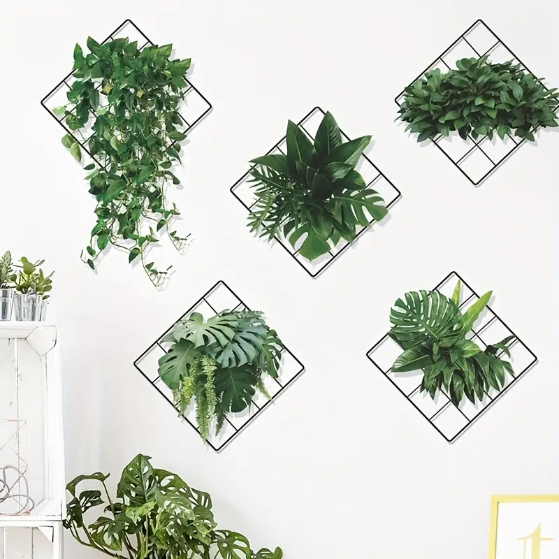 3D Green Plant Wall Sticker (29x30 cm) । CN-05 - Image 3