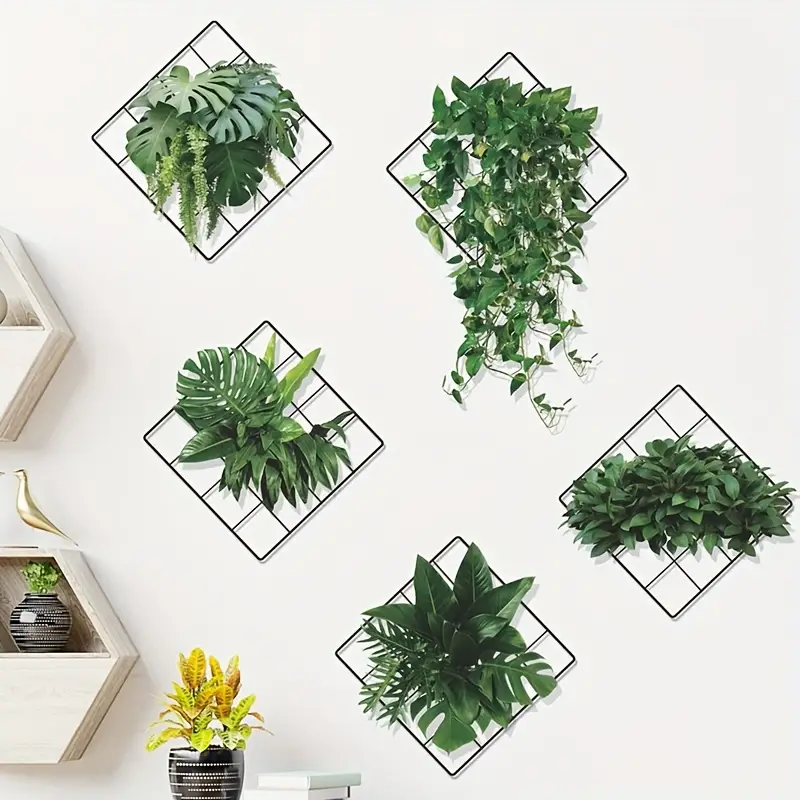 3D Green Plant Wall Sticker (29x30 cm) । CN-05 - Image 4