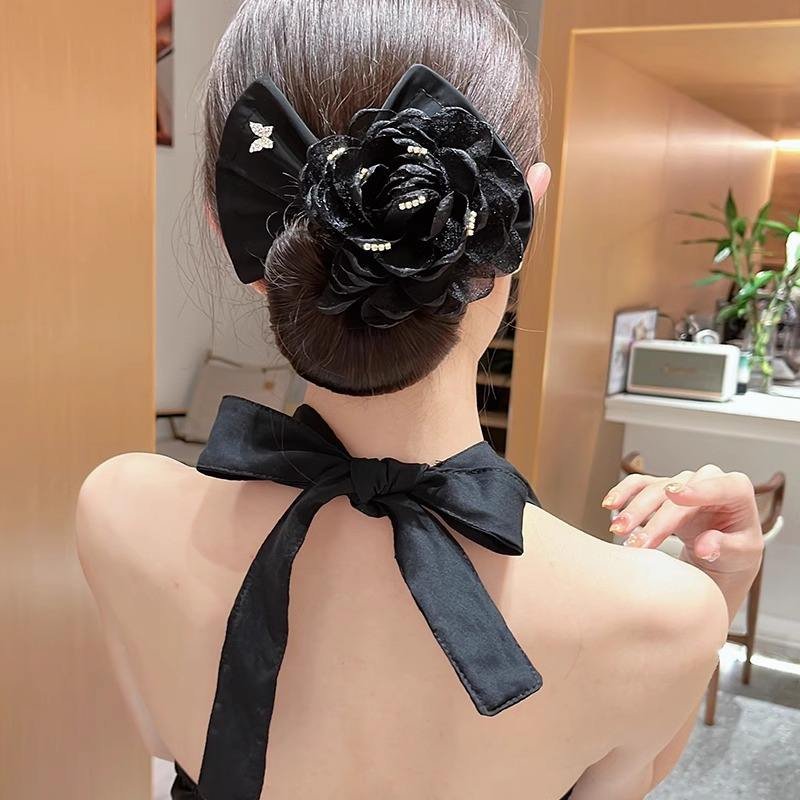 2 PCs । Rose Hair Bun Maker Hair Clip । CN-130 - Image 3