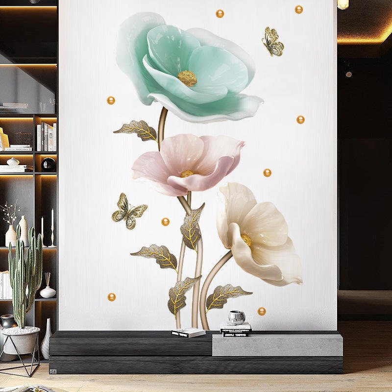 3D Orchid Flower Wall Sticker । CN-12 - Image 6