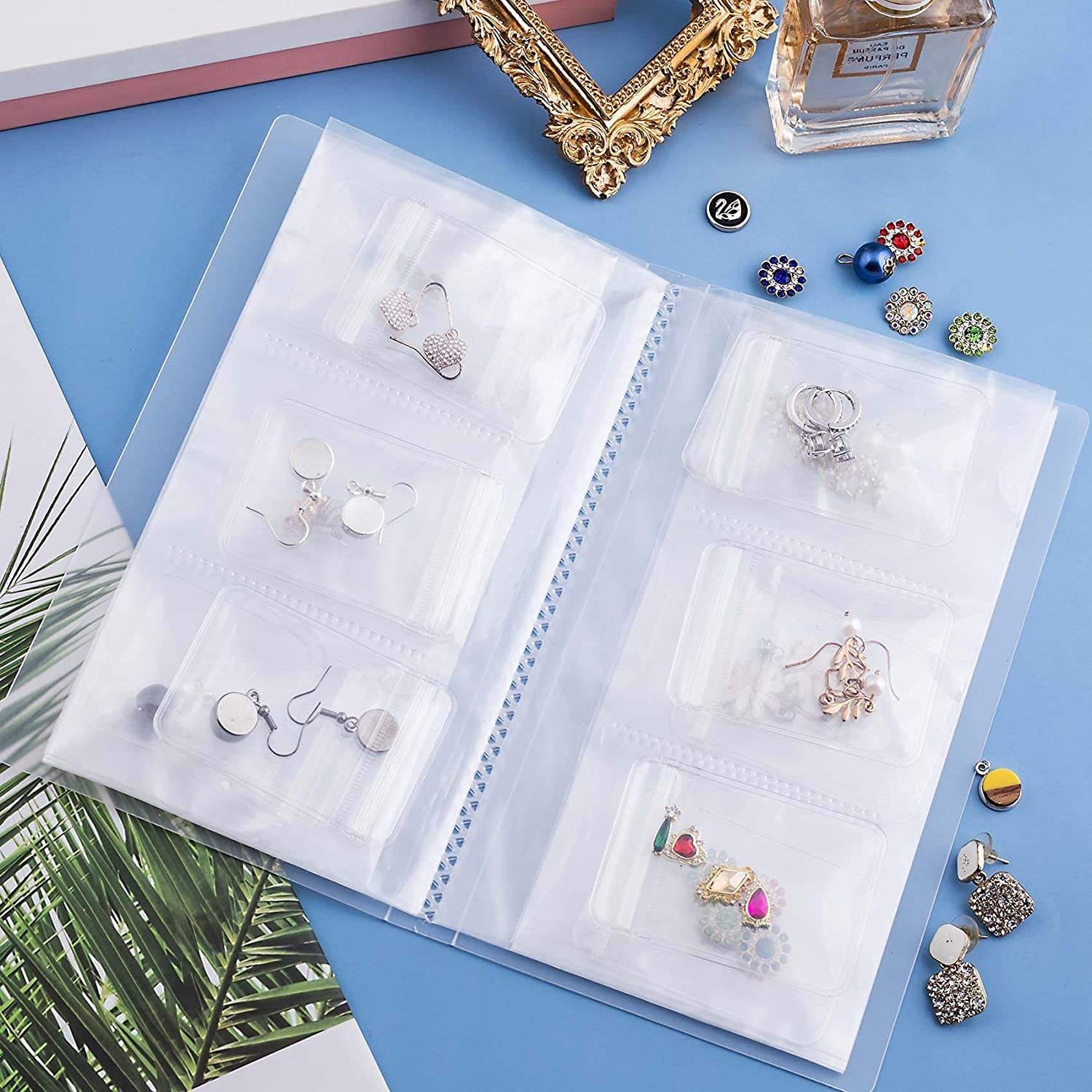 Anti-Oxidation Jewelry Album with Zip Lock Bag (Transparent) । CN-62